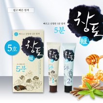 중외제약 창포단 5분 5호 자연갈색 50g 친환경 프리미엄 새치염색약