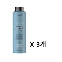 라끄메 테크니아 퍼펙트 클렌져 샴푸 1000ml X3통