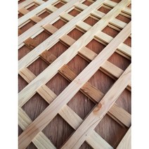 북미산 적삼목래티스 15Tx1200x2400mm 야외테라스 정원 울타리용 남양재 라티스, 1개
