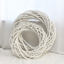 달리베리 화이트 등나무 리스틀, 40cm