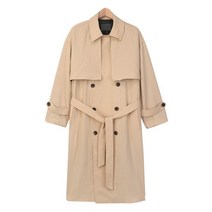 스콰즈 트렌치 코트 SIT001 2COLOR 남여공용 체크 더블코트 시밀러룩