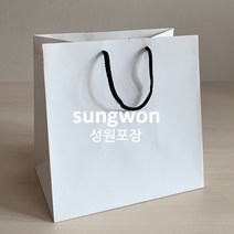 성원포장 명품 종이가방 크라프트 무지 종이쇼핑백, 1개, 모조 무지 도시락(소)
