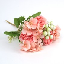 작약 열매 부쉬 조화 도매, 05_오렌지