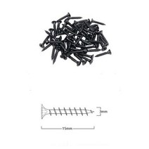 15mm 목공예 diy 리폼 나사못 블랙 2000p 학원 제작