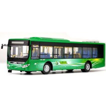 1:42 고속버스모형 다이캐스트 공항 버스 미니어쳐 전시 하이브리드, CRRC 타임즈 버스 모델