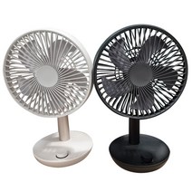 루메나 탁상용 무선 선풍기 2PK 코스트코 캠핑 FAN STAND3X, 화이트+화이트