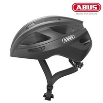 아부스 ABUS Macator 마카토 자전거용 에어로 헬멧 색상 택 1, 글림 실버:M, 화이트 실버