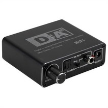 디지털-아날로그 변환기 DAC USB 광 케이블 L/R 오디오 스피커 3.5mm 조절 가능한 볼륨 조절 어댑터, 유형1