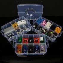 포트렘 장난감정리함 터닝메카드 레고 정리함 보관함, 02_투명뚜껑미포함