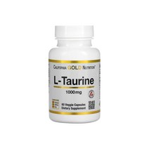 캘리포니아골드뉴트리션 CGN L 엘 타우린 taurine 1000mg 60베지캡슐 AjiPure 운동전후 아미노설폰산 아지퓨어