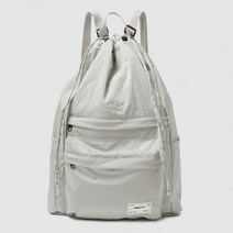 UMBRO 엄브로 나일론 메탈 스트링백 웜 그레이(UO323CBG82)