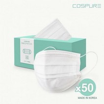 국산 일회용마스크 코스텔 코스퓨어 데일리마스크 50매[5매입x10개]