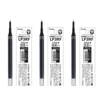 빠이롯트)쥬스업 리필 (0.3mm/LP3RF12S3-B), 1개입, 블랙