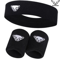 다이나핏 남성 여성 스포츠 베이직 손목 아대헤드밴드 세트 YUA21Z08Z1, 블랙(Z1)