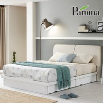 호텔식 로맨틱멜로 수납형 침대-프레임만K, 초코브라운