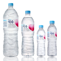 하이트진로 석수 생수 350ml 500ml 1리터 2리터, 1L x 12pet