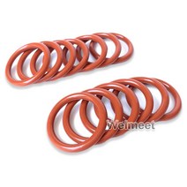 고무오링 패킹 실리콘 오링 고무링 10pcs 와이어 직경 2.4mm OD7-110mm 내유성 VMQ 실리콘 고무 씰링 링 고, 20 26mm