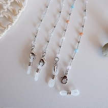 리프 크리스탈 비즈 써지컬 체인 안경줄 선글라스 마스크 줄 목걸이 걸이 끈 스트랩 아이유 제니 연예인st