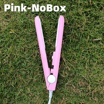 전문가용 매직기 미용실 음이온 고데기 반달 판 최신 컬링 아이론 미니 헤어 스트레이트너 아이언 세라믹 스트레이트닝 스타일링 도구 헤어 컬러 플랫 아이언 수염 스트레이트너, 01 Pink-NoBox_02 EU