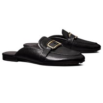 토리버치 Georgia 버클 여성로퍼 뮬블로퍼 블랙레더