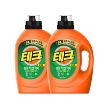 테크 진드기 걱정 끝 드럼용 액상세제 본품, 3L, 2개