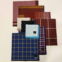 [대구백화점SG] DDH7_남녀1매 선염 손수건7종 택1