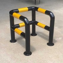 옥외 소화전 보호대 보호틀 주차 펜스 울타리 지상식, ㅁ형 2단 - 높이 60cm 두께 2mm