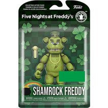 Funko 프레디의 피자 가게 토끼풀 프레디 액션 피규어 플러시 (토끼풀 피규어), Shamrock Freddy Figure