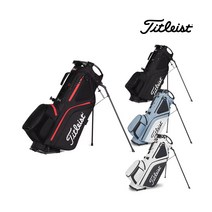 타이틀리스트 정품 하이브리드 5 골프백 Hybrid 5 Golf Bag TB21SX6K, Black/Black/Red