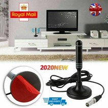 위성안테나 공중파안테나 uhd안테나 휴대용 HDTV TV 안테나 실내/실외 디지털 HD 프리뷰 공중 무선 텔레비, 01 1pcs