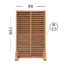 합성 목재 문 가림막 테라스 울타리 휀스 대문 난간대 시골집 전원주택 화단 담장, 단일사이즈, 90폭x150높이