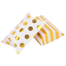 반달 상자 작은 선물용 필로우 박스 소형 선물 포장 선물함 포장용 미니 기프트박스, 기본, 땡땡이