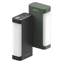 (무료각인) LED 랜턴 65W 초고속 보조배터리 30000mAh 등산용 C타입 산악, 그레이, 그레이, 1개