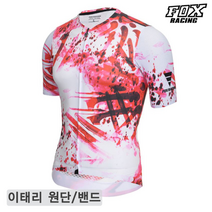폭스레이싱 폭스레이싱 자전거의류 이태리원단/밴드 자전거 숏저지 레가시 SJER-166R, PinkRed-XXXL