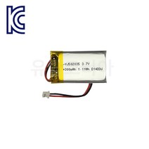 YJ 리튬폴리머배터리 YJ502035 300mAh KC인증 충전지, 1개