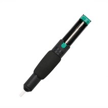 Aluminum Metal Desoldering Pump Suction Tin Gun Soldering Sucker Pen Removal Vacuum Iron Desolder Ha, Black