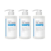 히즈클린 더 베이직 월계수 샴푸, 500ml, 3개