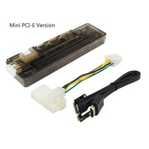 노트북외장그래픽카드 PCI-E EXP GDC 외장형 노트북 비디오 카드 독 그래픽카드 도킹 스테이션 미니 54 34, 01 Black