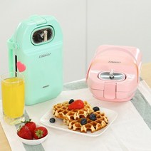 가정용 와플메이커 와플팬 미니 붕어빵기계 크로플 샌드위치 토스트 만들기, 01.민트