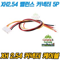 XH2.54 26AWG 밸런스 케이블 커넥터 하네스 20cm 5P