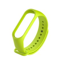 저스트앳 Xiaomi Mi Band 용 스트랩 6 5 4 3 스포츠 팔찌 시계 mi band 실리콘 손목 Bracelet Miband Strap, [03] For mi band 7, [01] Lime