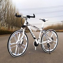 입문용 스포츠 로드자전거 MTB 자전거 성인 투어링 가성비 사이클, 26인치-21단 표준 구성, A
