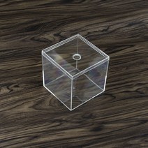 베타물고기 무환수어항 오란다금붕어 하프문베타 메다카 물고기키우기 베타어항 작은 사각형 투명 수조 타이어 아크릴, 10cm(4개), 5홀 + 라이트(색상노트) 기본 따뜻한 색상