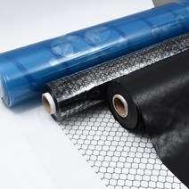 매쉬 제전커튼 제전비닐 PVC 무정전 벌집무늬 방지, 0.3mm 투명 메쉬 1.37x25m