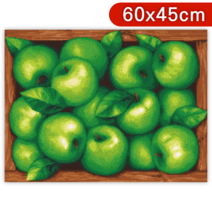 블링블링 DIY 캔버스형 보석십자수 60 x 45 cm, CV-004 (재물청사과), 1세트