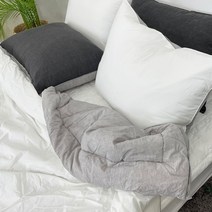 워싱 오가닉면100% 차렵이불 침대패드(싱글/퀸)