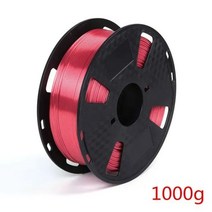 프린트보드 필라멘트 NEW2023 레드 실크 PLA 1.75mm 3D 프린터 250g 500g 1Kg 실키 샤인 펜 프린팅 재료 반짝이는 부드러운 필라멘트114647, Young red 1000g_이스라엘