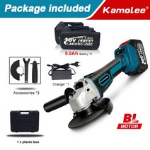 전동드릴 전동공구세트 스탠리전동공구 오토센터펀치 철판마킹펀치 도구 무선 브러시리스 전기 앵글 마키타 배터리 인치, 24.2x5.0Ah ToolBox Set - 125mm