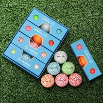 카에데 Fly 컬러 비거리 디스턴스 골프공 2피스 12구, 12개, 12개