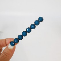 빈티지 앤티크 호마이카 원형 반머리 옆머리 8 cm 헤어핀 자동머리핀